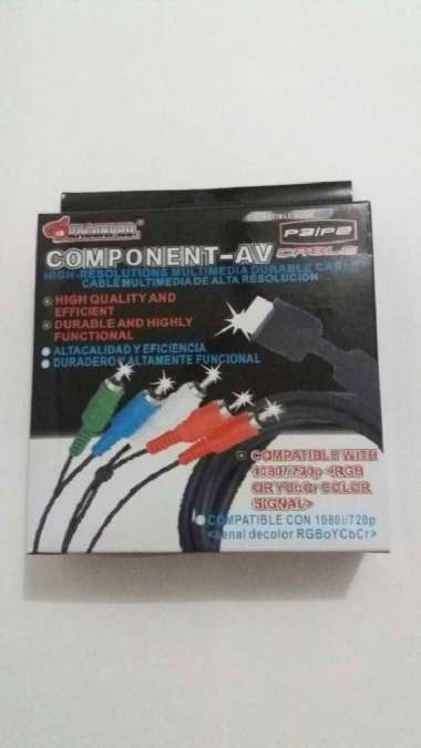 Kabel Component / Komponen PS2 / PLAYSTATION 2 PALING MURAH Plus box