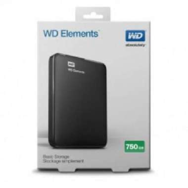 WD ELements 750gb. Garansi Resmi