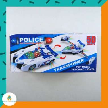Robot Police Car / Mainan Robot Mobil Polisi