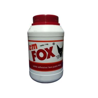 Lem Kayu Putih PVAc - Fox 1 kg MURAH