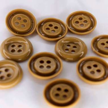 Kancing Besar Jumbo WARNA Coklat baju konektor masker Mainan Edukasi Anak