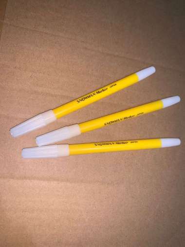 Spidol Snowman Marker Pencil type ( Kecil ) Kuning