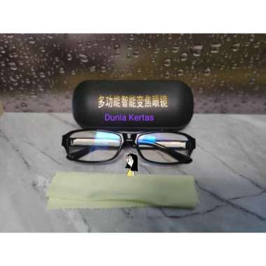 Kacamata Baca Plus Ajaib Autofocus Plus Box Hitam Exclusive BLACK