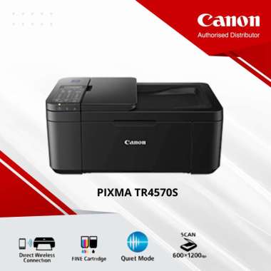 Printer Canon Pixma TR4670s - Pengganti TR4570s PSCFax Wifi ADF Duplex