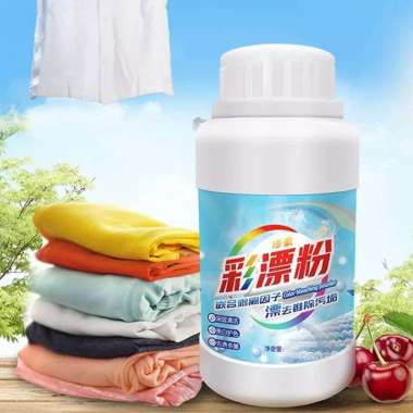 Pemutih Pakaian Bubuk Deterjen Detergen Pembersih Noda Baju Bath Fizzer Penghilang Noda Membandel Am