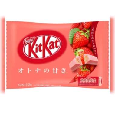 Kit Kat Strawberry / KitKat Strawberry / Coklat Kit Kat Strawberry / Coklat Kit Kat Import Jepang