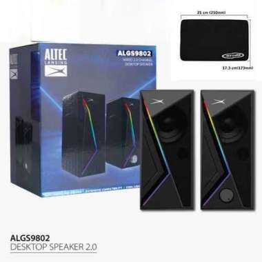 Speaker Gaming RGB Altec Lansing ALGS9802 Speaker Gaming Pc 2.0 RGB -