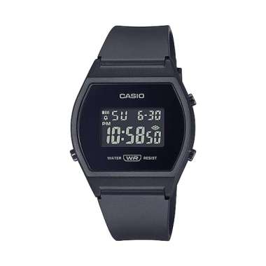 CASIO Digital Casual LW 204 Flash Alert Original Jam Tangan Wanita Black