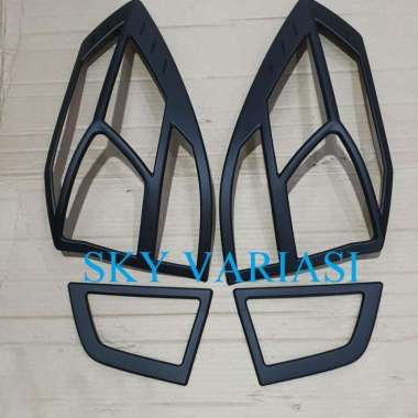 Tail Lamp Garnish Garnish Lampu Belakang Honda Mobilio Hitam Black