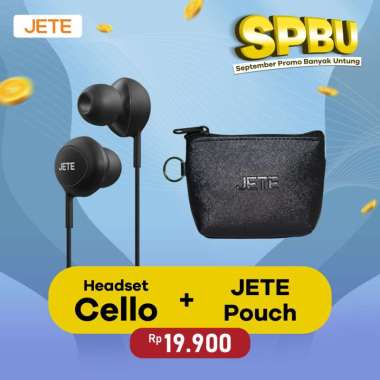 Headset JETE Cello + Pouch purple