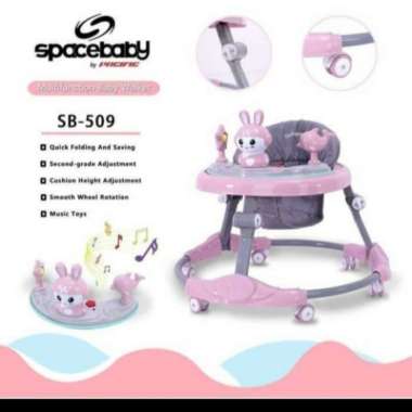 Baby Walker Space Baby 509 - Hijau Tosca TERBAIK Multicolor