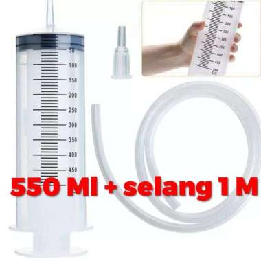 suntikan jumbo syringe spuit besar 500ml 150 ml 200ml 300cc 500 cc selang suntikan panjang kapasitas