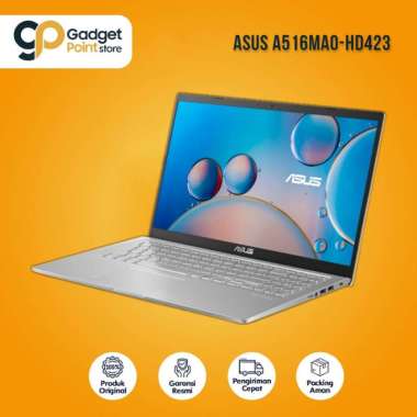 Asus VivoBook A516MAO-HD423 - Slate Grey [Celeron N4020-4GB-SSD 256GB-15.6″] Garansi Resmi Grey