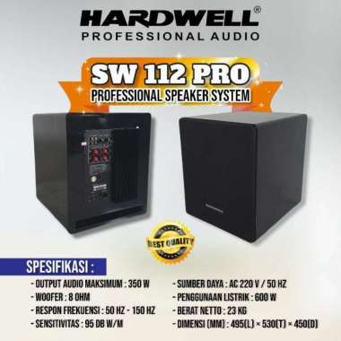Subwoofer Hardwell 12 inch SW112 Pro