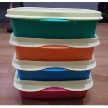 Lunch Box - Tempat Makan, Kotak Makan Sendok Garpu, Souvenir Ultah Biru