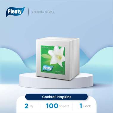 Plenty® Cocktail Napkin Tissue Green