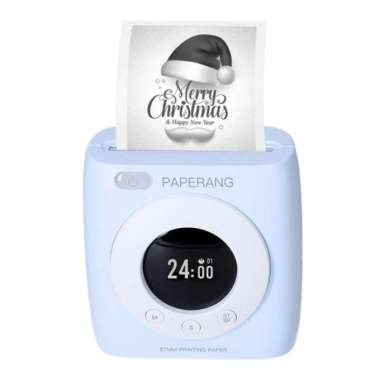 PAPERANG P2S - Mini Bluetooth Thermal Photo Printer 300DPI Upgrade P2 Blue Blue