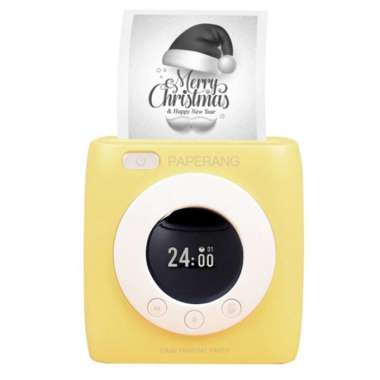 PAPERANG P2S - Mini Bluetooth Thermal Photo Printer 300DPI Upgrade P2 Yellow Yellow