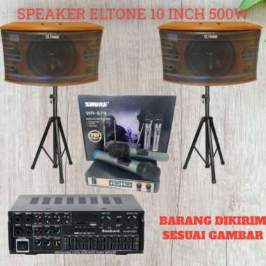 PAKET KARAOKE RUMAH 10 INCH MEREK ELTONE AMPLI SUNBUCK DIJAMIN MANTAP