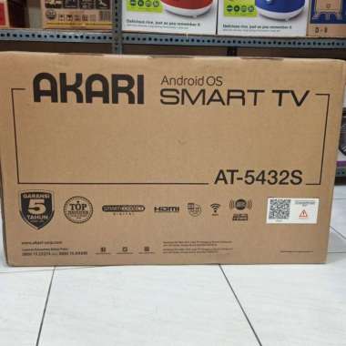 LED TV 32 inc Smart android merk Akari garansi resmi original