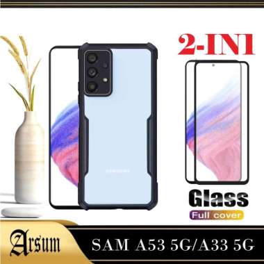 PROMO Case SAMSUNG A53 5G , A33 5G Transparan Softcase Casing SAMSUNG A53 5G , A33 5G Paket 2IN1 2IN