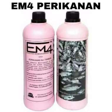 EM4 EM 4 1L Perikanan Pupuk Probiotik Aquaponik Kolam Ikan 1 Liter