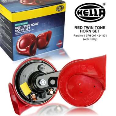 KLAKSON HELLA RED TWIN TONE FREE RELAY