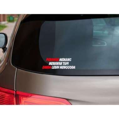 Stiker Perawan Menawan Kata Kalimat Tulisan Lucu Humor Truk Mobil Kaca Hitam