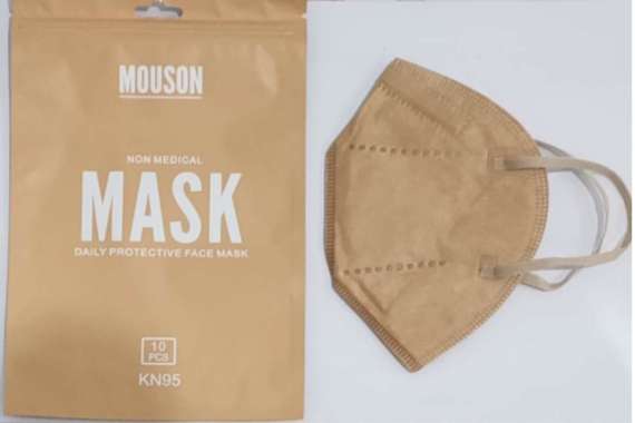 Masker KN95 5Ply MOUSON Warna Warni / Premium Mask Mouson Coffee Isi 50 Pcs