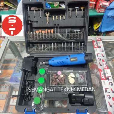 CMG12125A CORDLESS MINI DIE GRINDER GRENDA BOTOL 3mm 128PCS SET MOLLAR