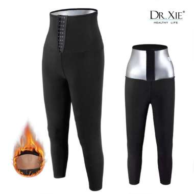 Dr. Xie Celana Sauna Pembakar Lemak Perut Paha Panjang / Legging Pelangsing / Korset Pembakar Lemak