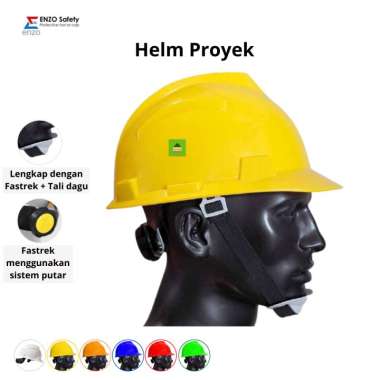 Helm Proyek ENZO Safety Helmet Kuning