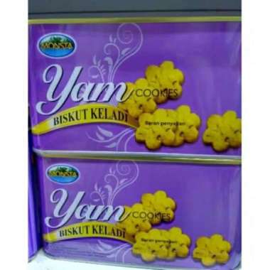 Yam Cookies Biskuit Keladi 700gr Monsta