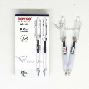 Pulpen Pen Gel | Gel Pen Joyko Klik Retractable R Gel GP-320 0.5 mm [1 LUSIN]