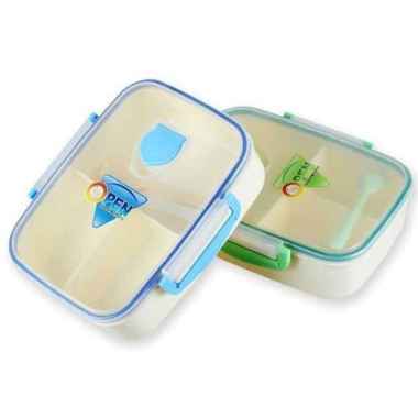 Yooyee 315 Lunch Box 3 Sekat hijau