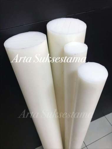 PTFE Rod 2-1/2" Inch x 60cm / As Ptfe Teflon Batangan