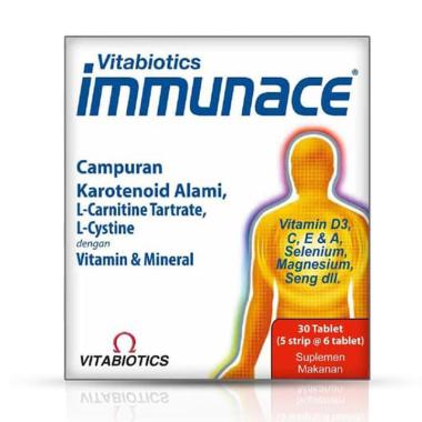 Jual Vitabiotics Immunace Suplemen Kesehatan 30 Tablet Online November 2020 Blibli
