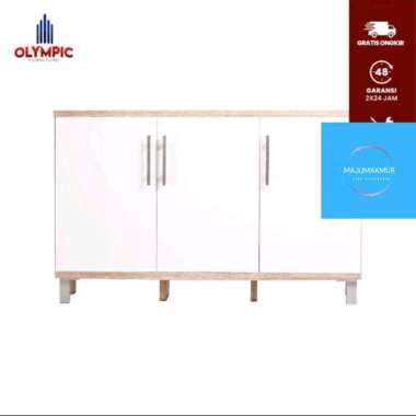 KITCHEN SET 3PINTU MEJA DAPUR KABINET BAWAH KBT MILLE MEREK OLYMPIC ( BATAM )