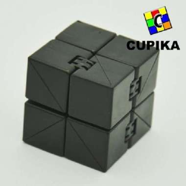 Rubik Infinity cube infiniti infinite original sesuai gambar 3x3 2x2 Hitam