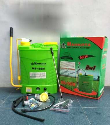 Sprayer MAHKOTA 2 in 1 elektrik manual 16 liter / alat semprot hama 16