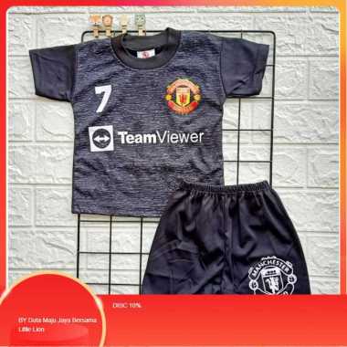 [MANU] Setelan BOLA anak laki-laki / usia 0-9 bulan / Baju Bayi / Pakaian Bayi HITAM