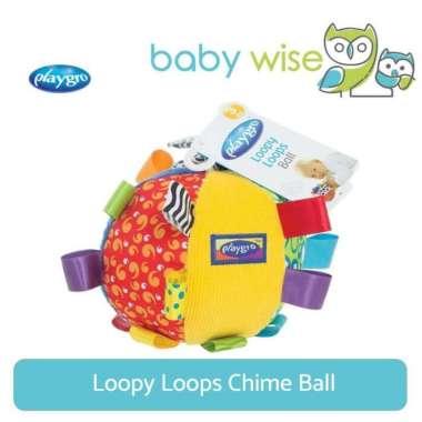 Playgro Loopy Loops Chime Ball - Mainan Anak