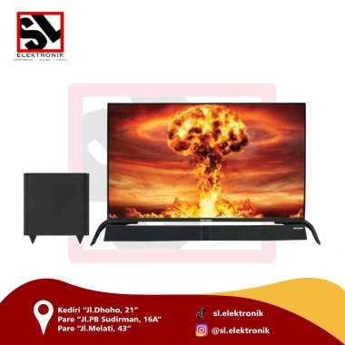 POLYTRON 40B8850 Soundbar LED TV [39 Inch] HITAM