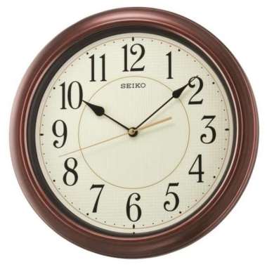 Jam Dinding SEIKO Japan QXA616B QXA616 Brown Original