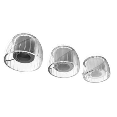 Moondrop Spring Tips Silicone Eartips Replacement - 1 Pair Ukuran S