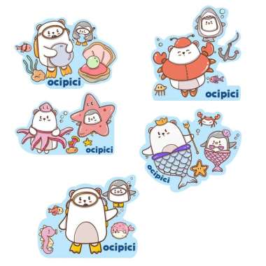 Ocipici Sticker Anak Waterproof Karakter Ocipici STICKER OCIPICI