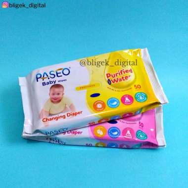 Tissue Basah / Tissue Baby PASEO (50 sheet)