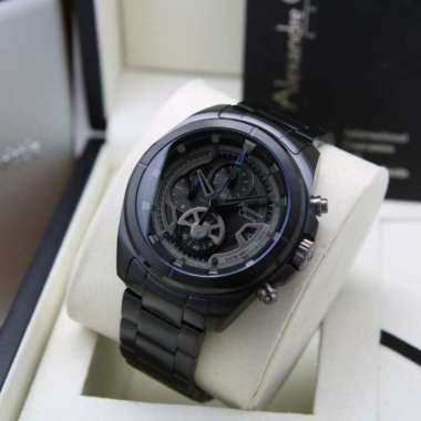 JAM TANGAN PRIA ALEXANDRE CHRISTIE ORIGINAL AC 6622 MC Black Blue