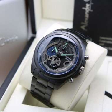 JAM TANGAN PRIA ALEXANDRE CHRISTIE ORIGINAL AC 6622 MC Black Green