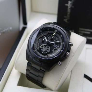 JAM TANGAN PRIA ALEXANDRE CHRISTIE ORIGINAL AC 6622 MC Black Yellow